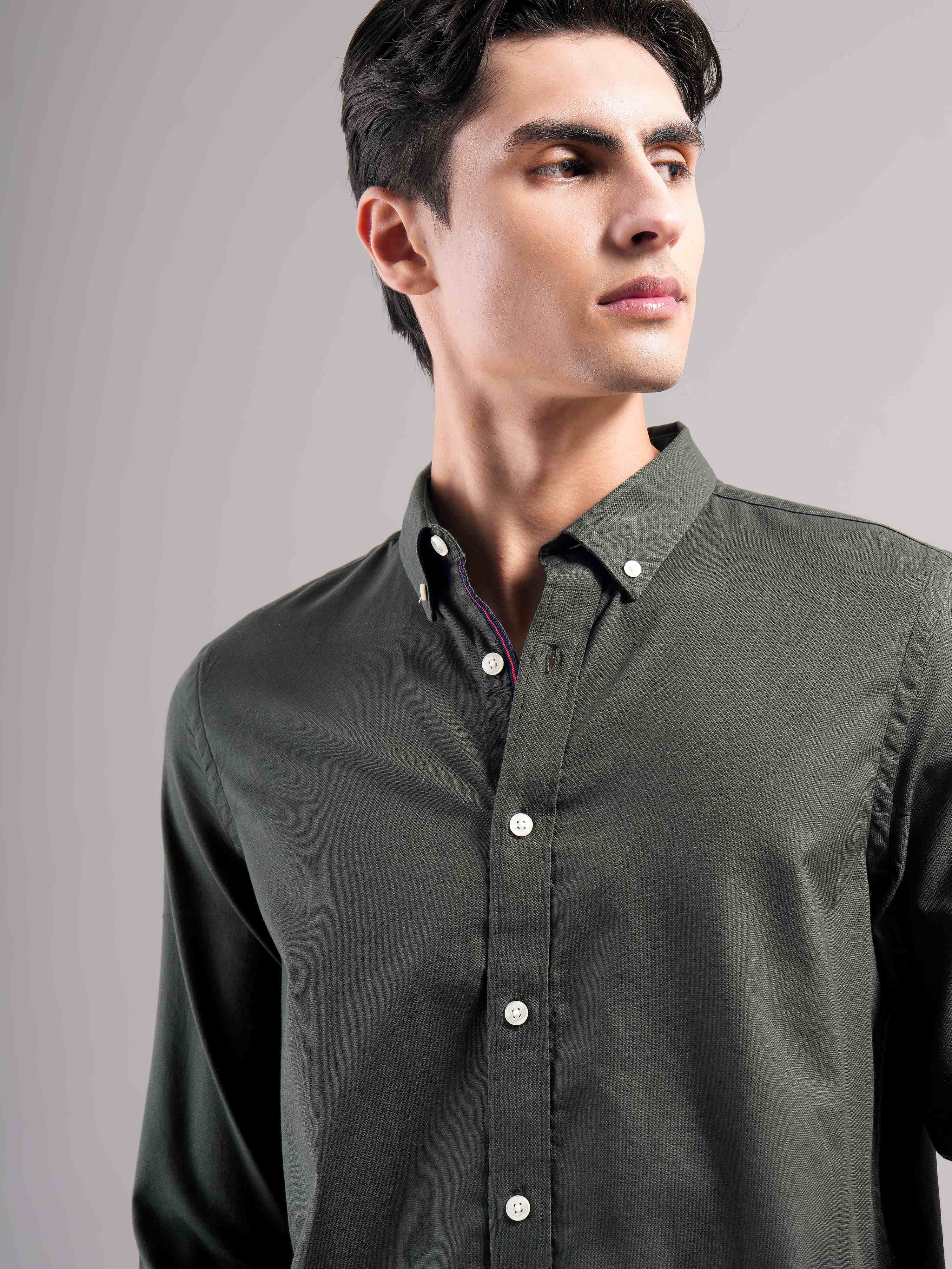 Men Smart Slim Fit Casual Shirt